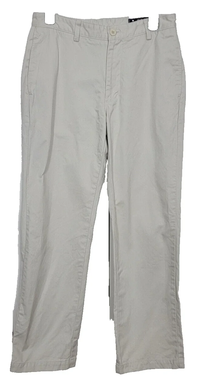 Vineyard Vines Men's Club Pants Color Stone 30x30 Straight Leg Khaki Chinos